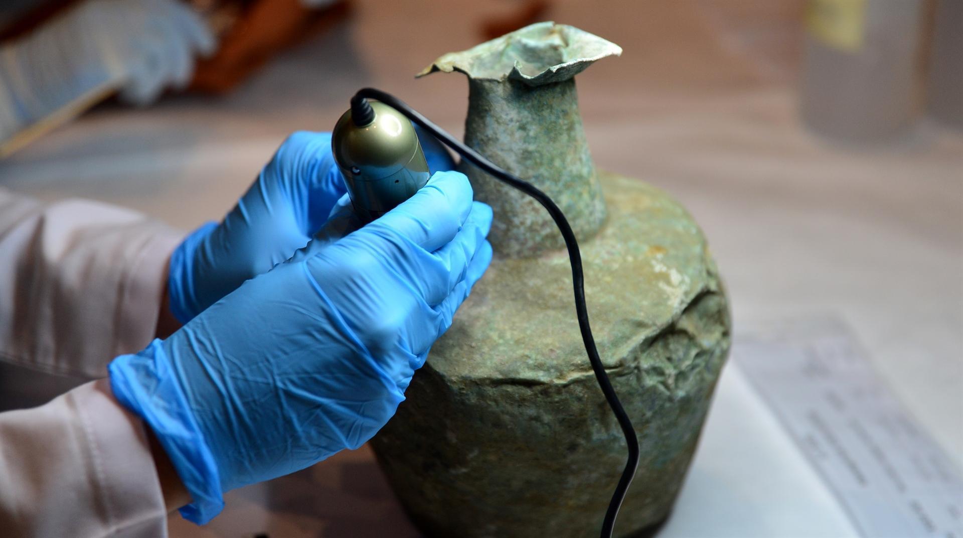 Troy Museum giving opportunity to watch artifact restoration works live