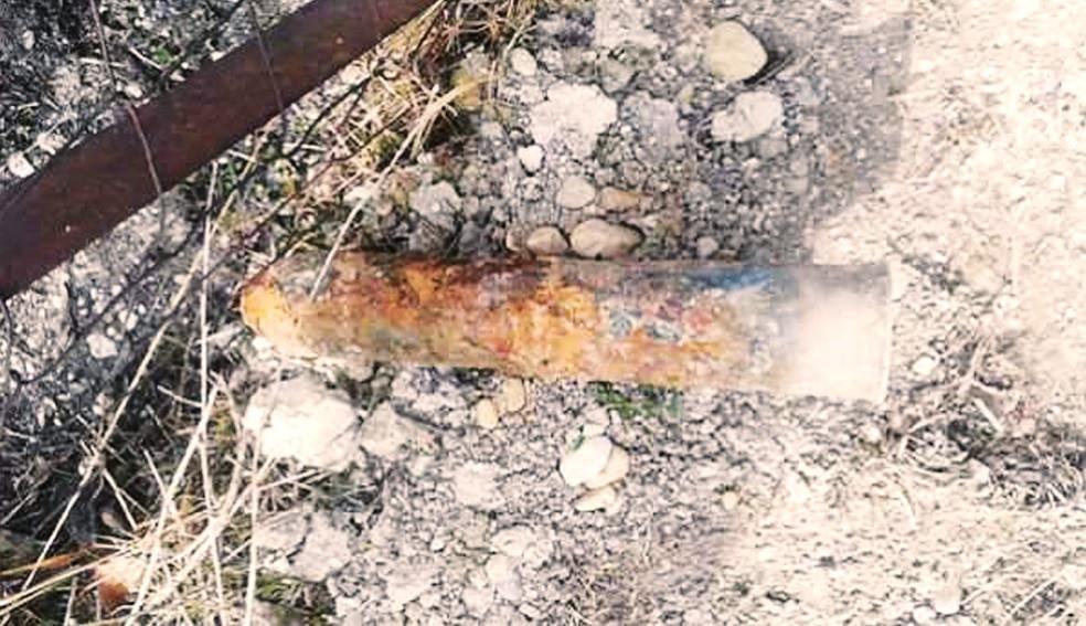 Villager finds artillery shell from Great Offensive in backyard