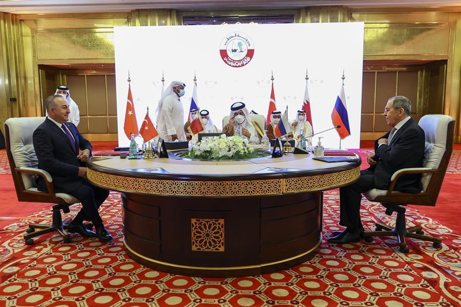 Turkey, Russia, Qatar express determination in combatting terrorism in Syria
