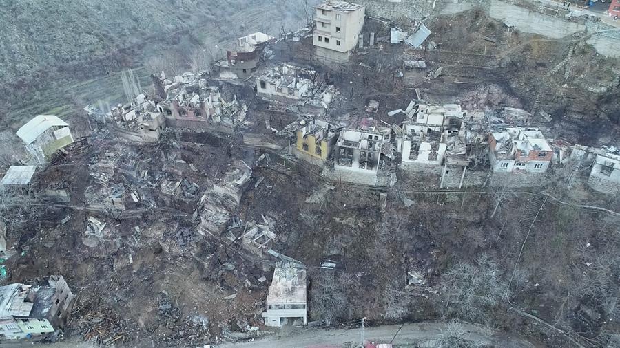 Turkey to bind up wounds following fire in Artvin
