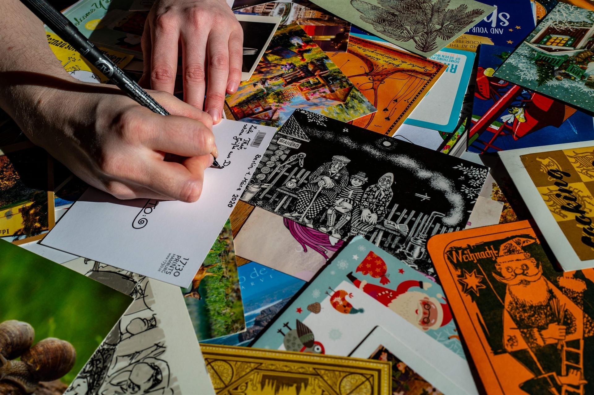 Wish you were here: Postcards help Germans connect in pandemic
