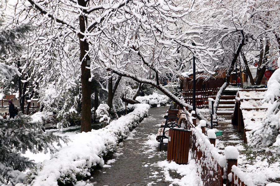 Unexpected snowfall hits Turkey’s metropolises