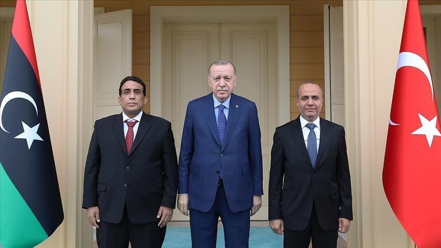 President Erdoğan meets head of Libyan council in Istanbul