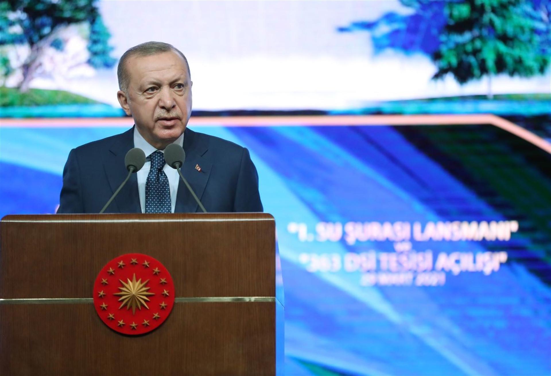 Turkey invests to address water shortage: Erdoğan