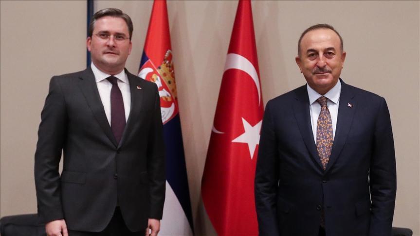 Turkish, Serbian foreign ministers discuss relations