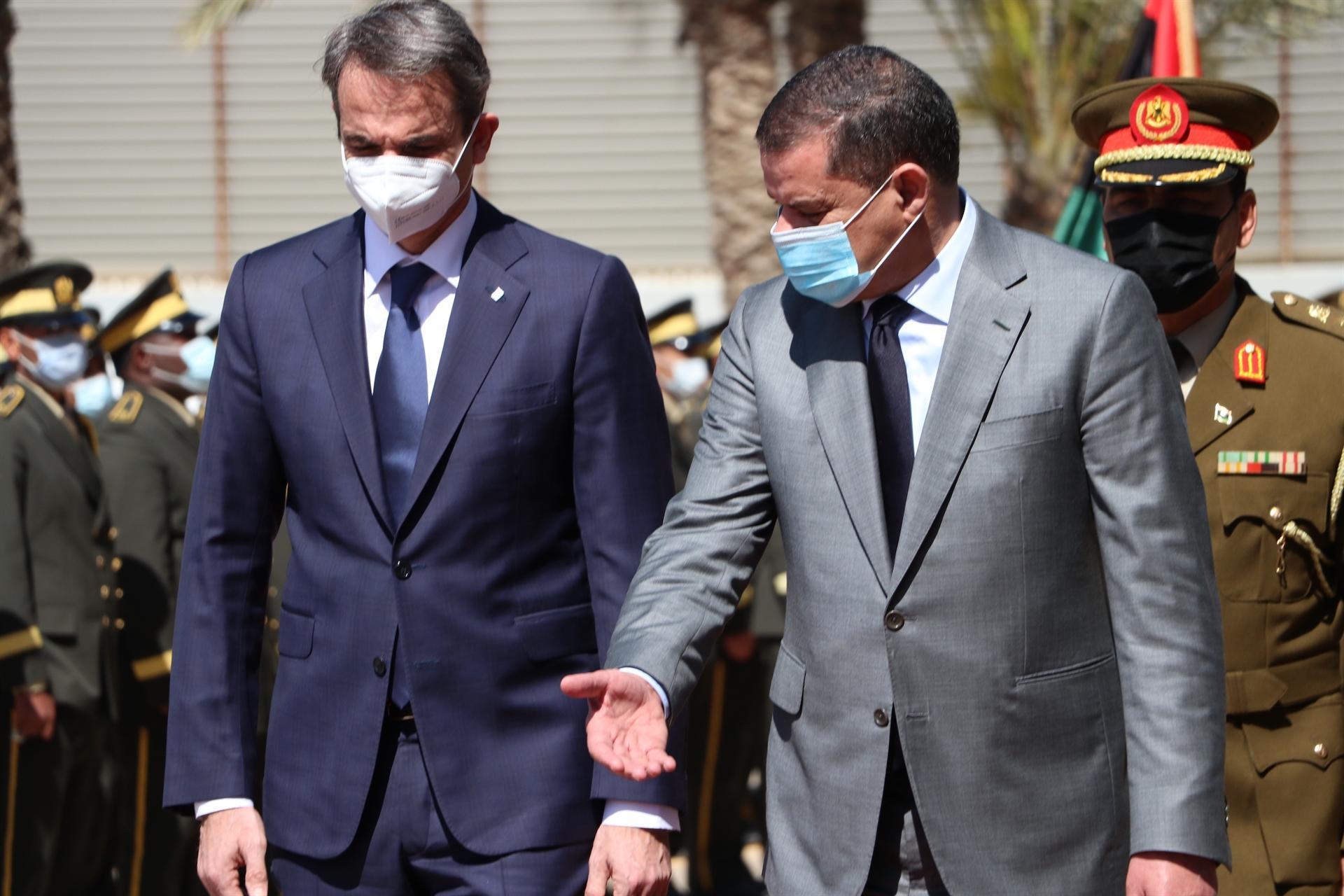 Italy, Greece PMs join influx of visitors to Libya in transition