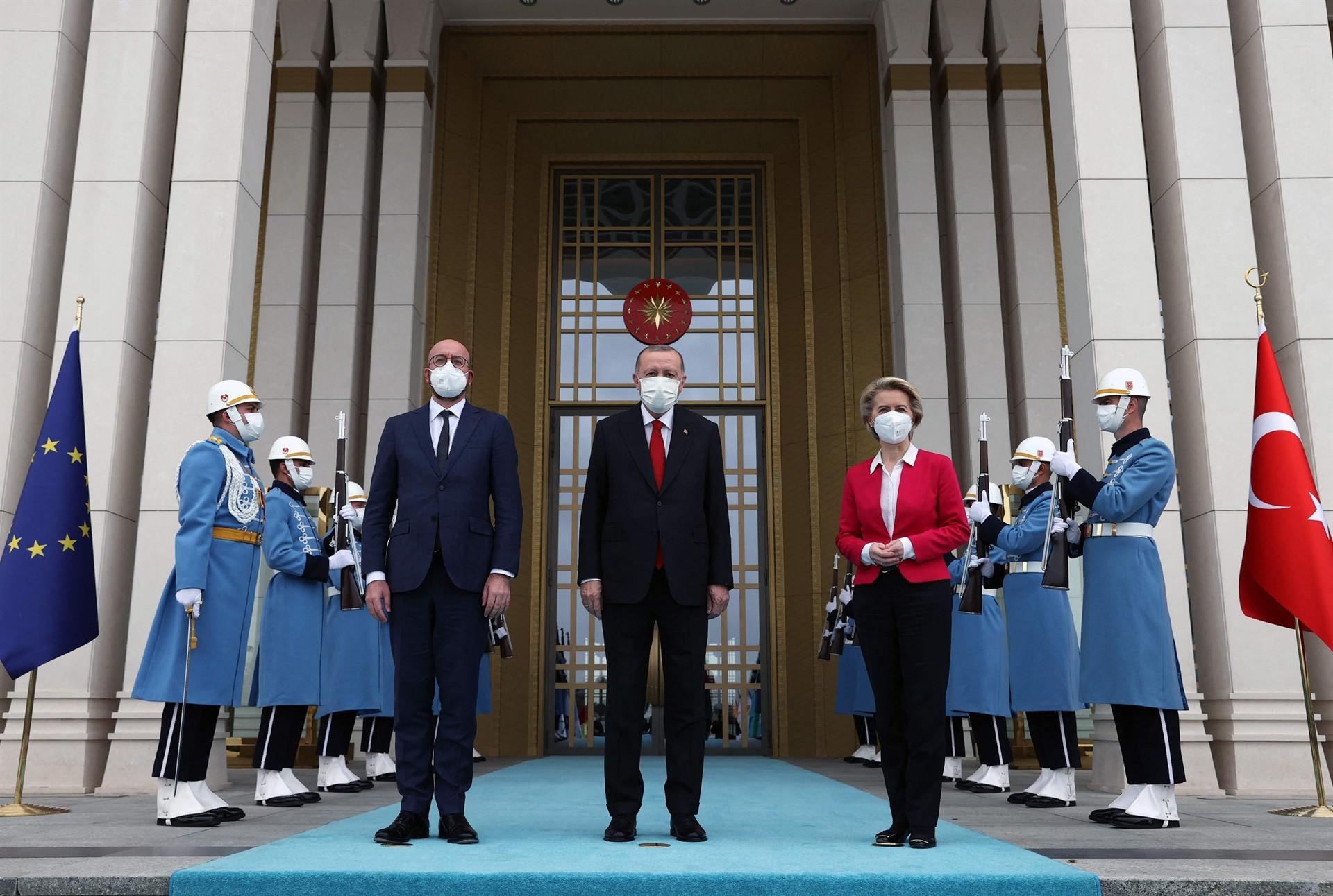 Erdoğan’s talks with top EU officials positive, says Turkish spokesperson