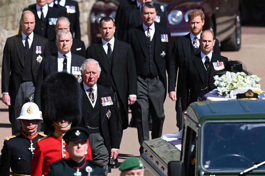Britain falls silent in tribute to Prince Philip