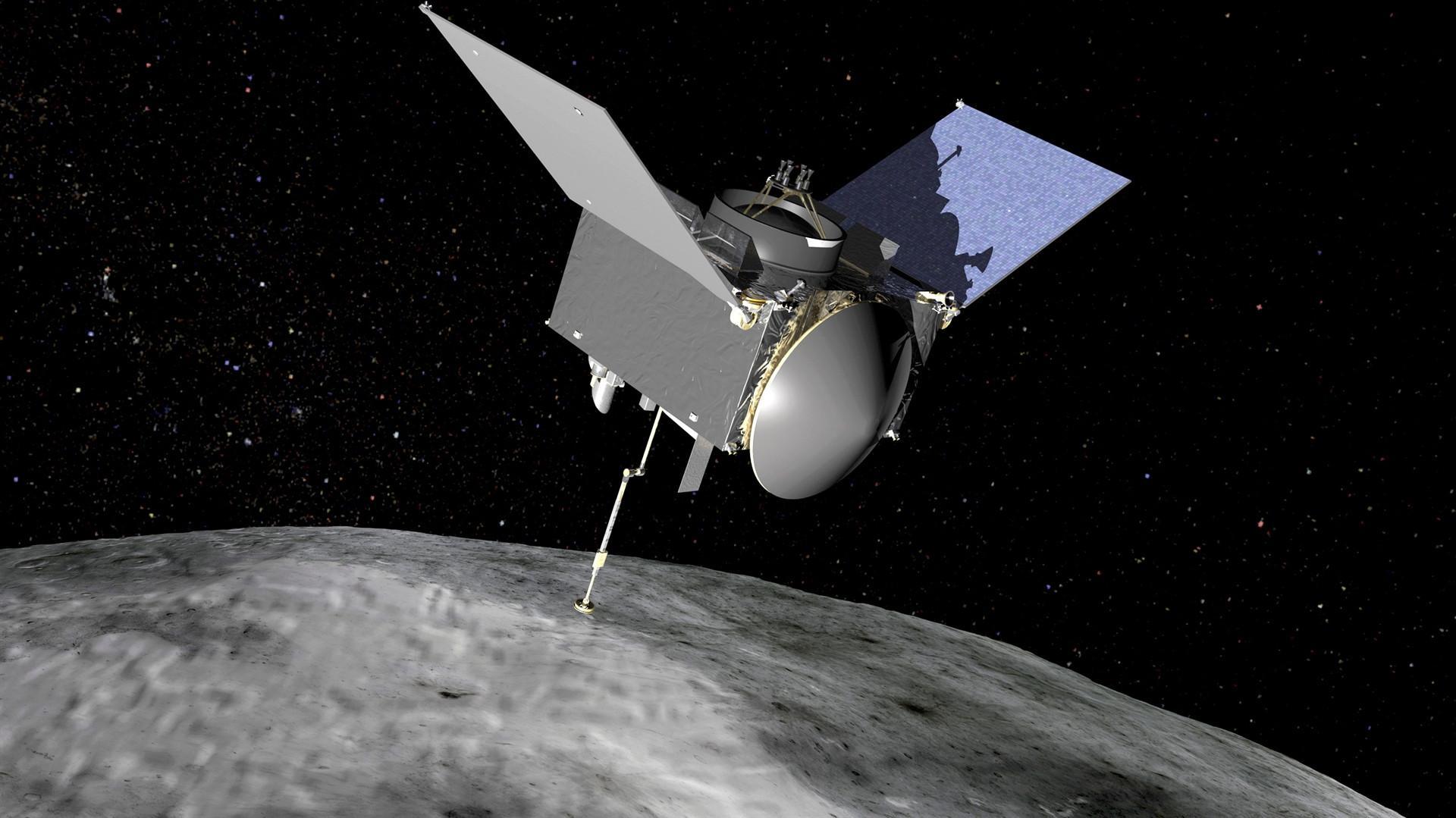 NASA spacecraft begins 2-year trip home with asteroid rubble