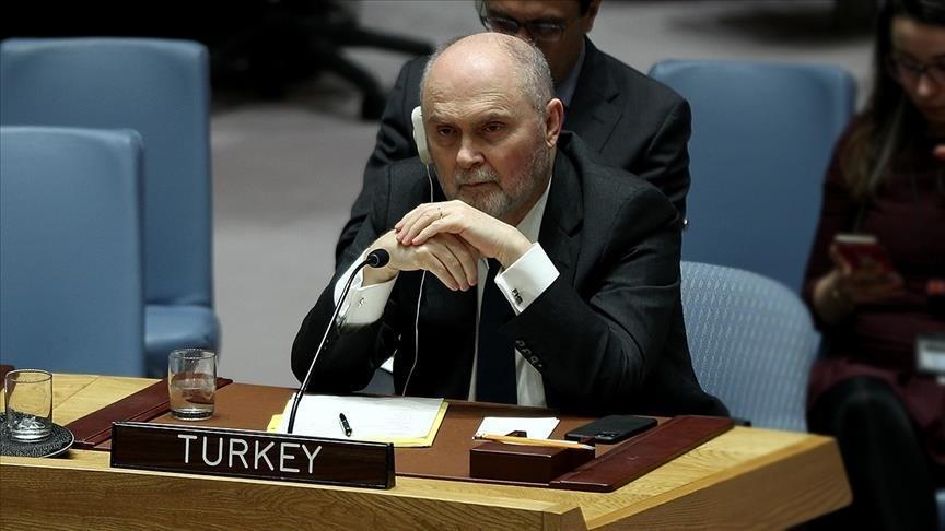 UN failure to adopt statement on Palestine unacceptable: Turkish envoy