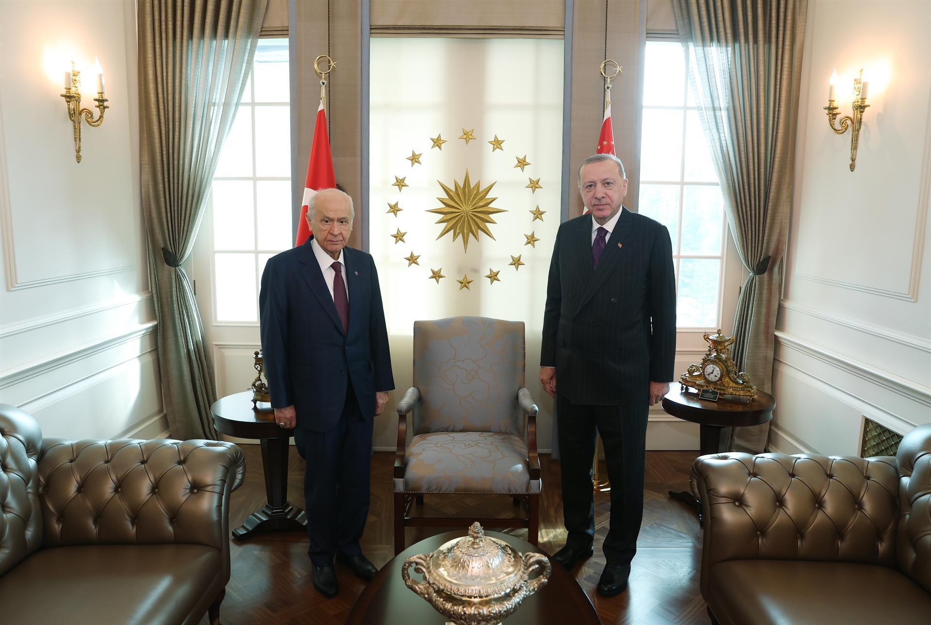 President Erdoğan, MHP leader hold meeting