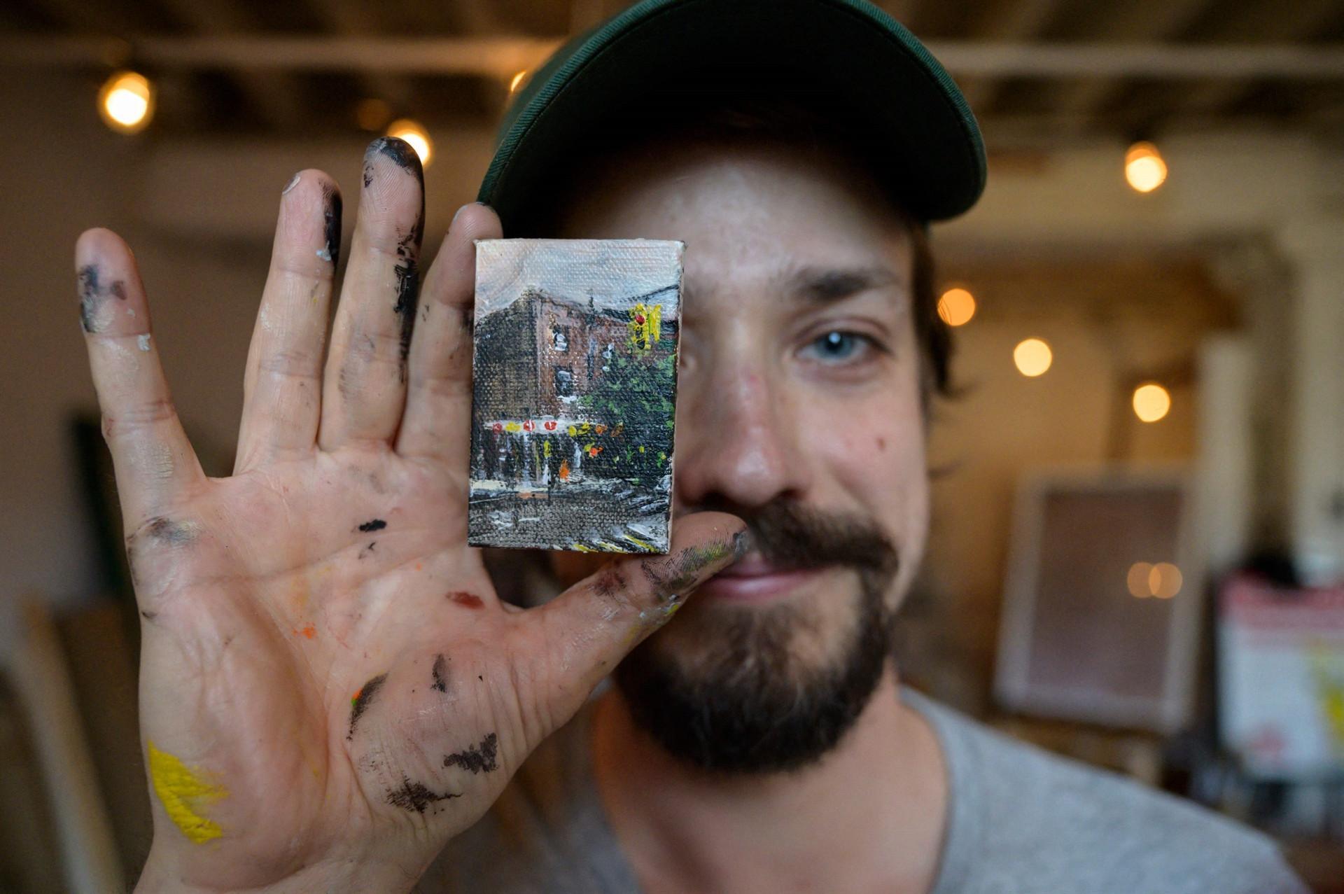 Hunting for mini artworks on New York’s streets