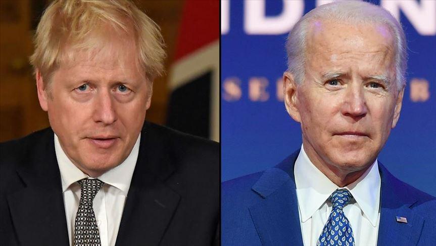 Biden and Johnson hold first meeting, but N Ireland casts shadow