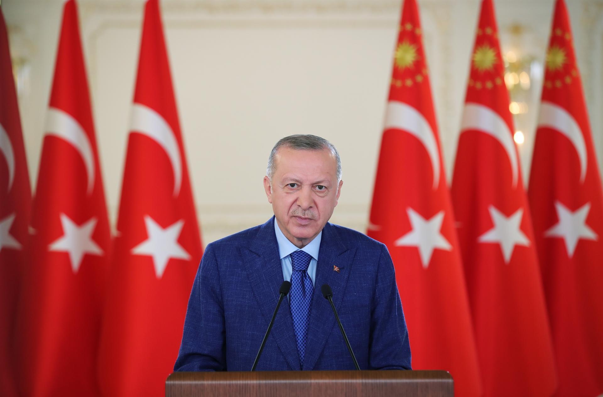 Turkey secured most of lands bordering Syria: Erdoğan