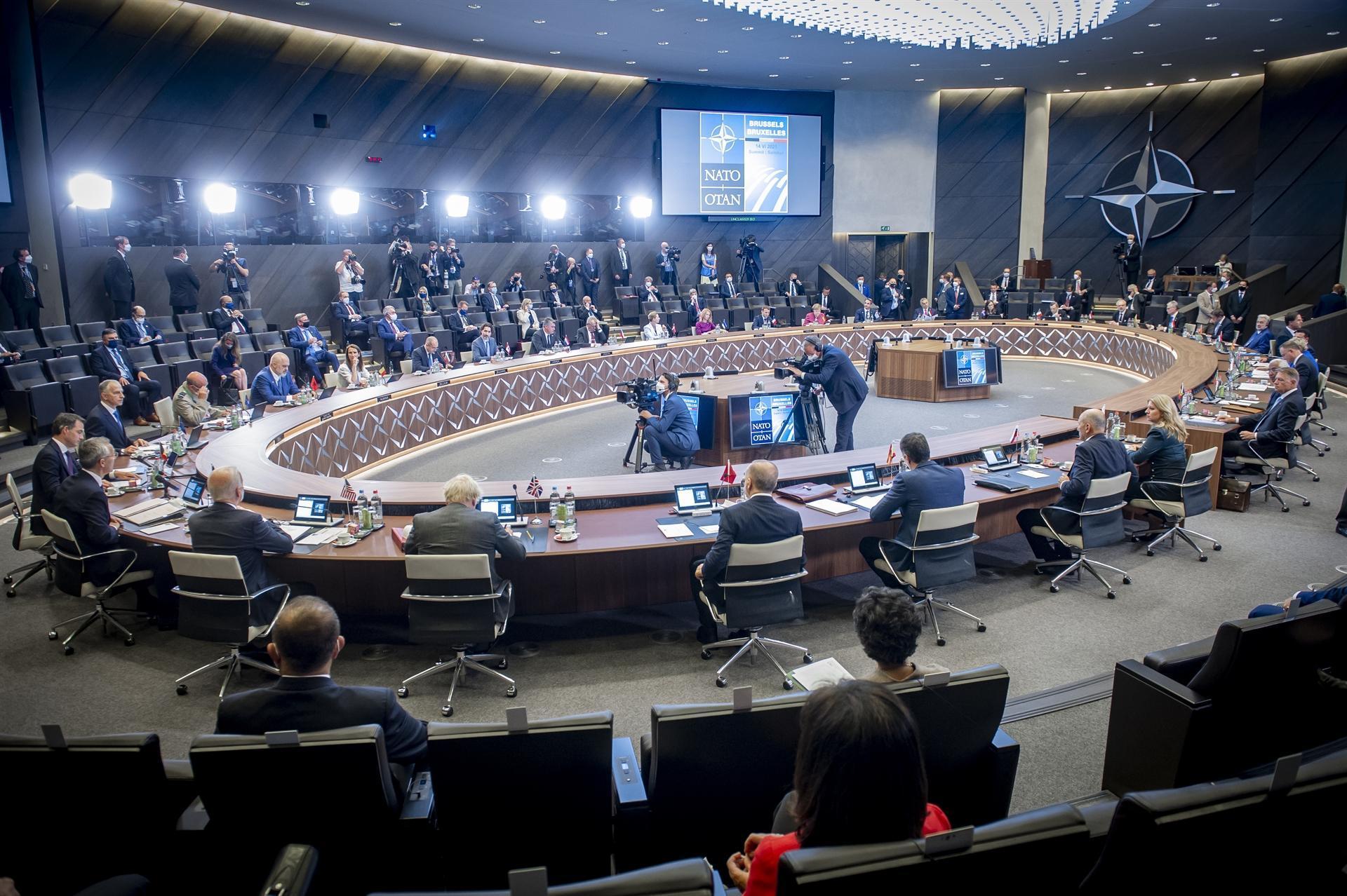 NATO takes tough line on China at first summit with Biden