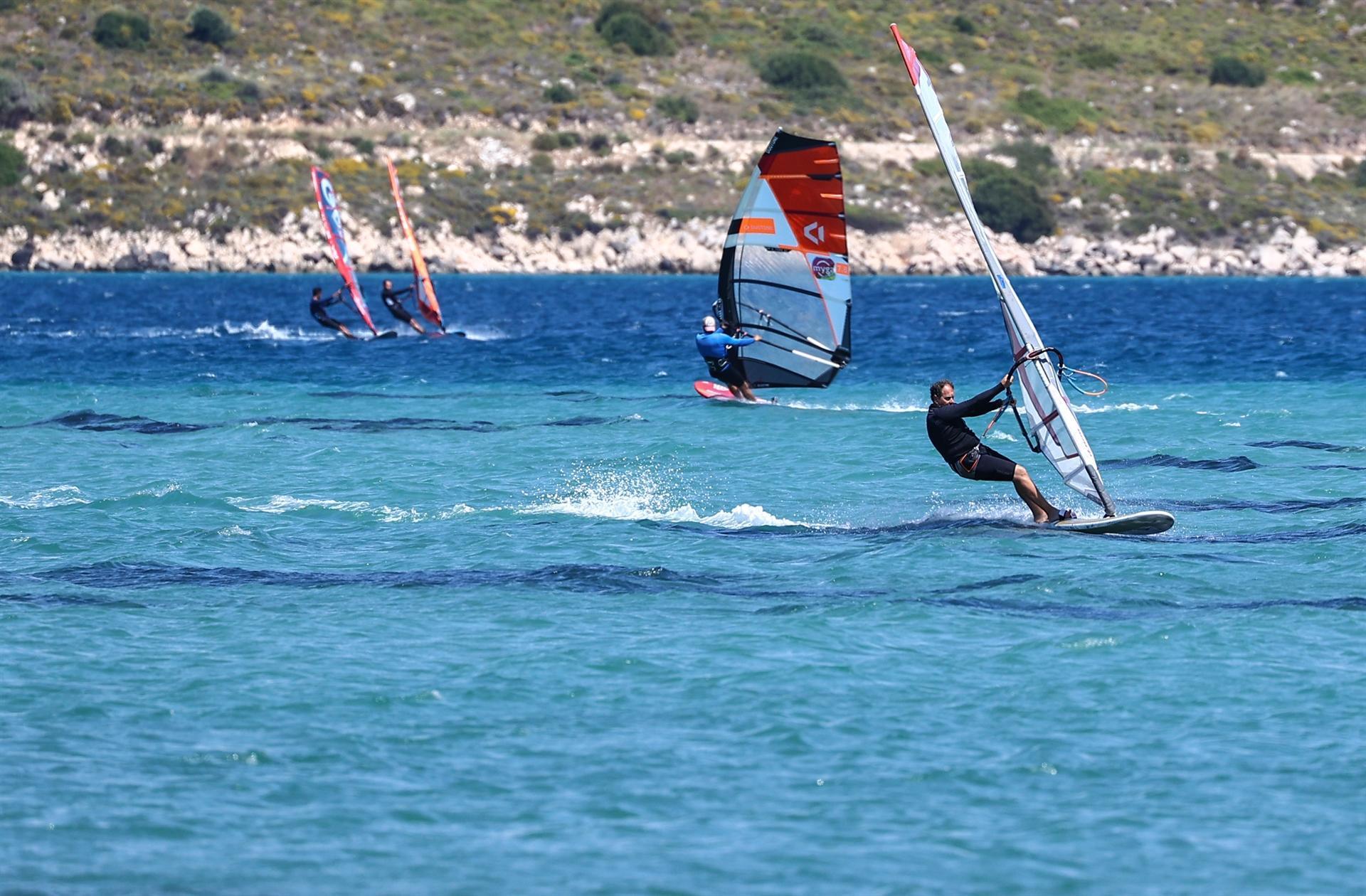 Turkey’s famous windsurfing spot draws attention with stone houses