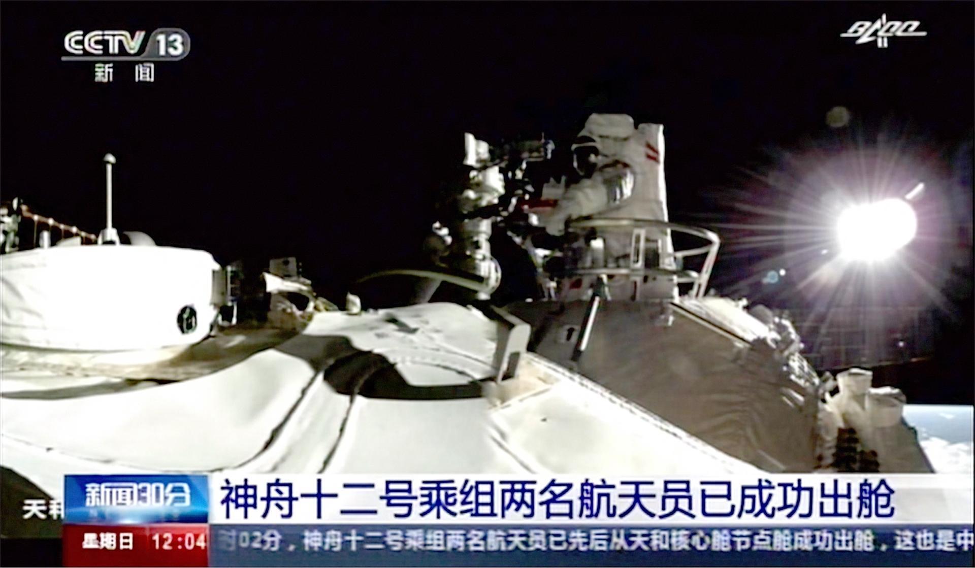 First spacewalk at China’s new Tiangong station