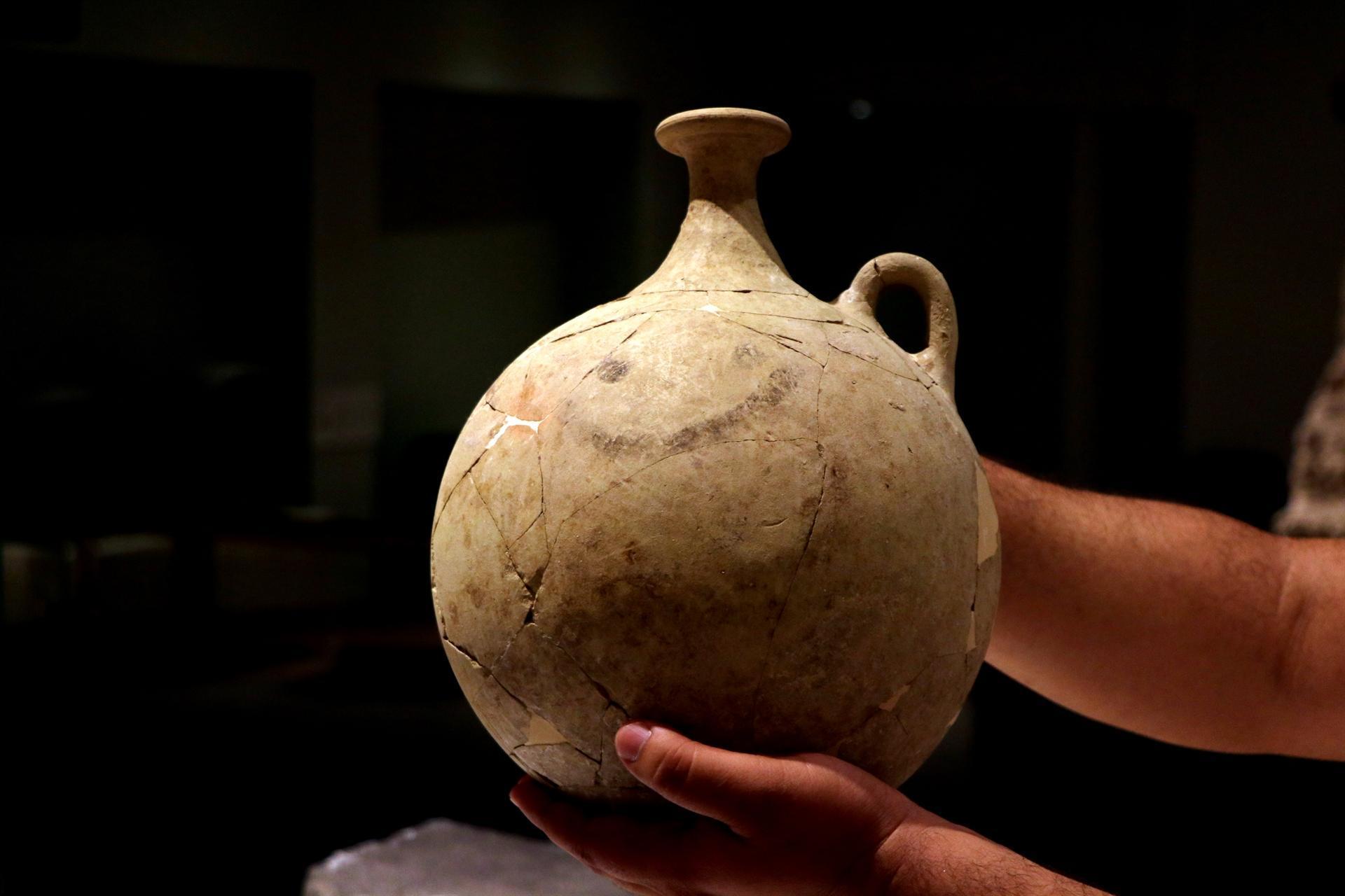 World’s oldest smile emoji comes to archaeology museum