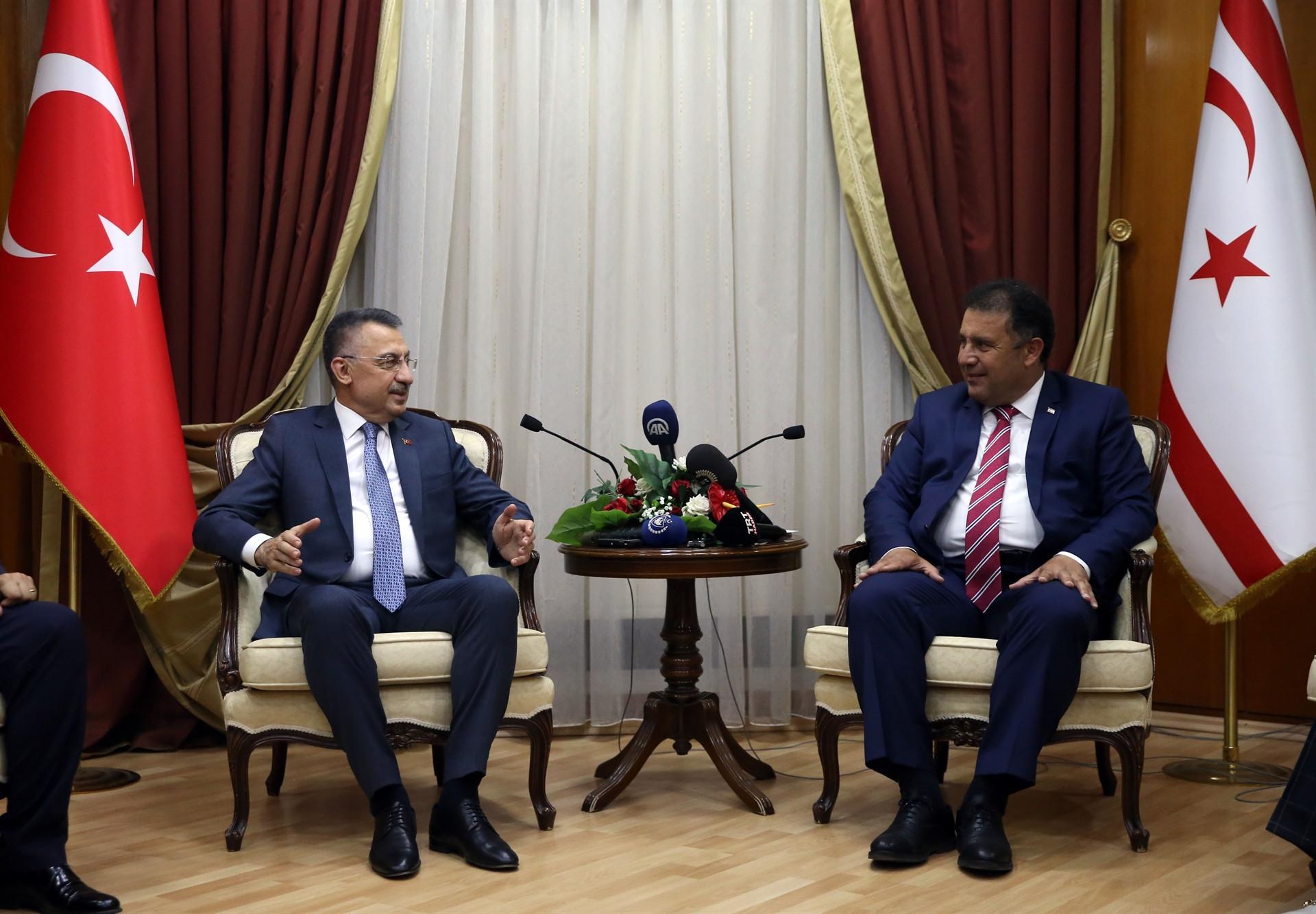 Turkey’s vice president visits Northern Cyprus