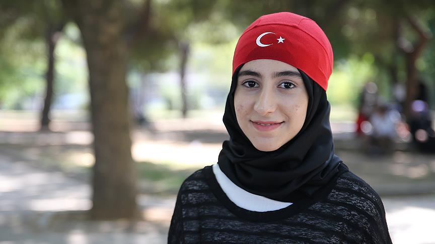 Young Turkish woman remembers fighting off in 2016