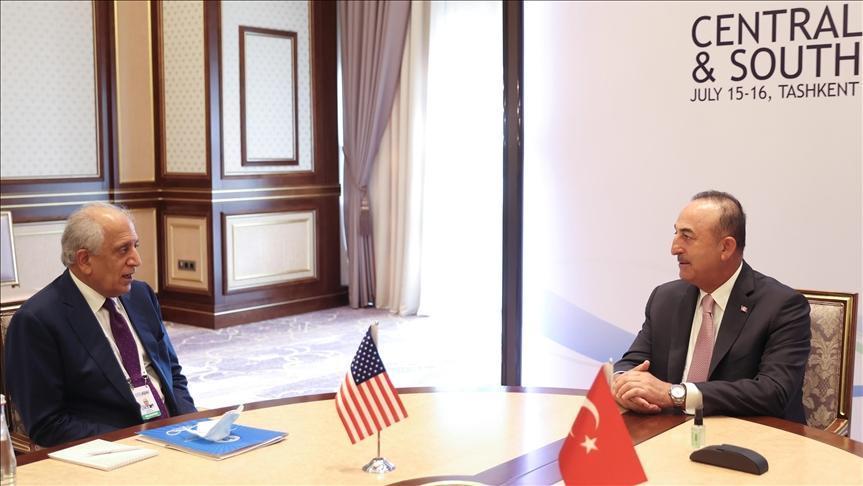 Turkeys foreign minister, US envoy discuss Afghan peace