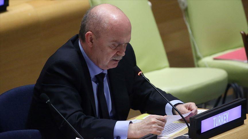 Turkish envoy raises Greeces flagrant violations with UN chief