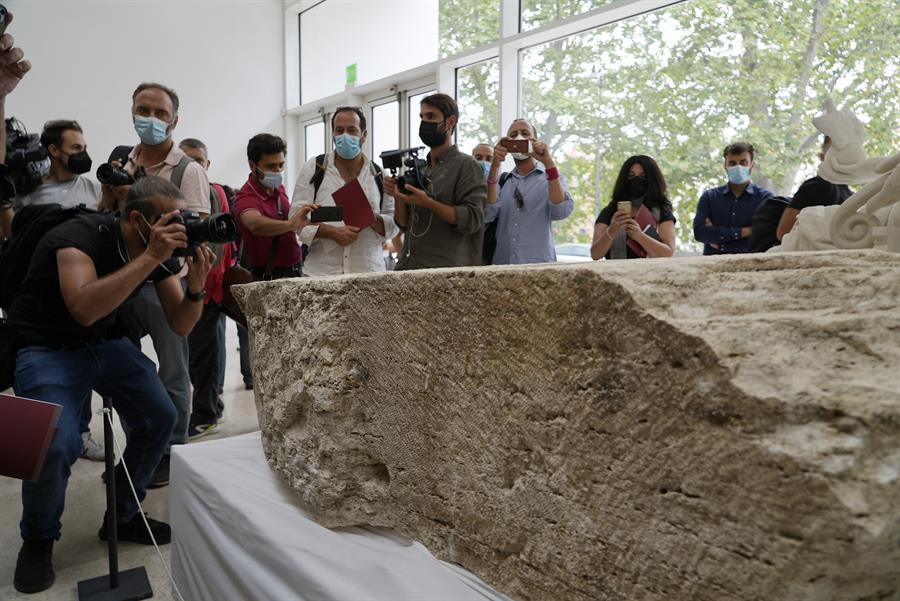 Rare stone discovered outlining ancient Rome’s city limits