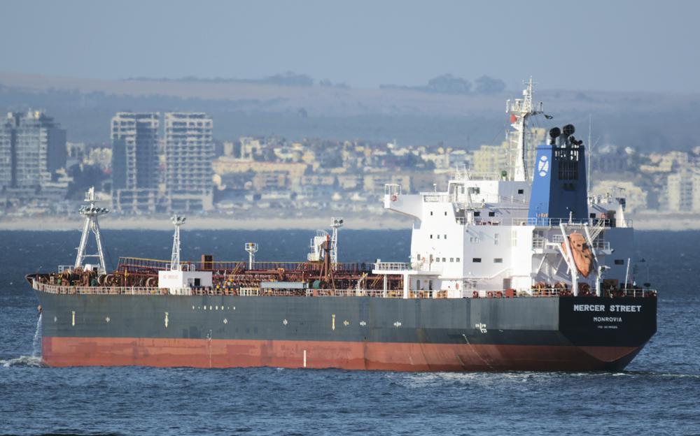 US Navy says drone strike hit oil tanker off Oman, killing 2
