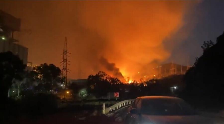Blaze near power plant in southwestern Turkey contained