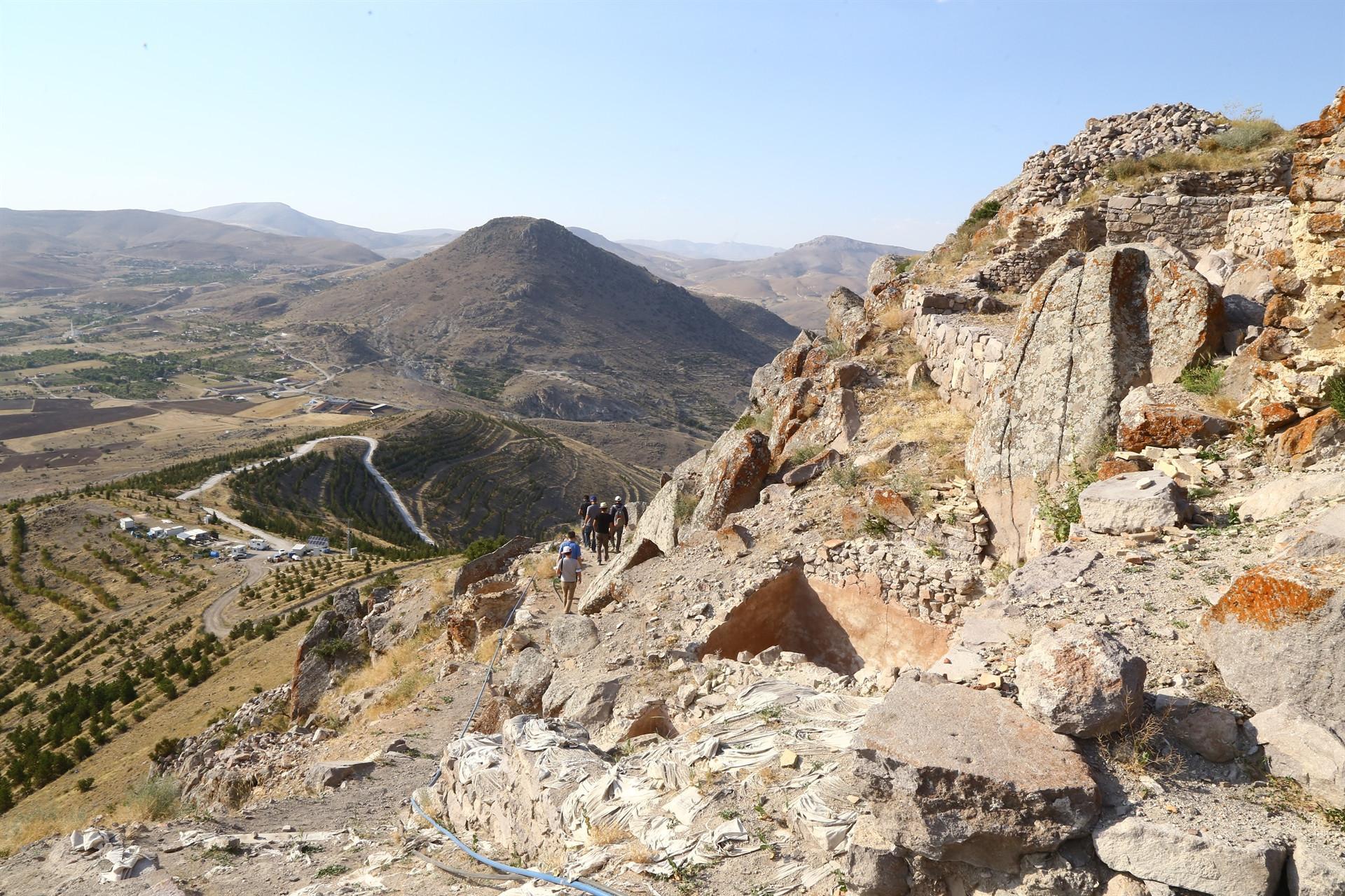 Historic castle gate unearthed in central Turkey