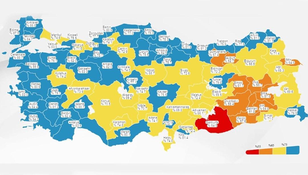 No more province at ‘very high risk’ on Turkey’s COVID-19 map