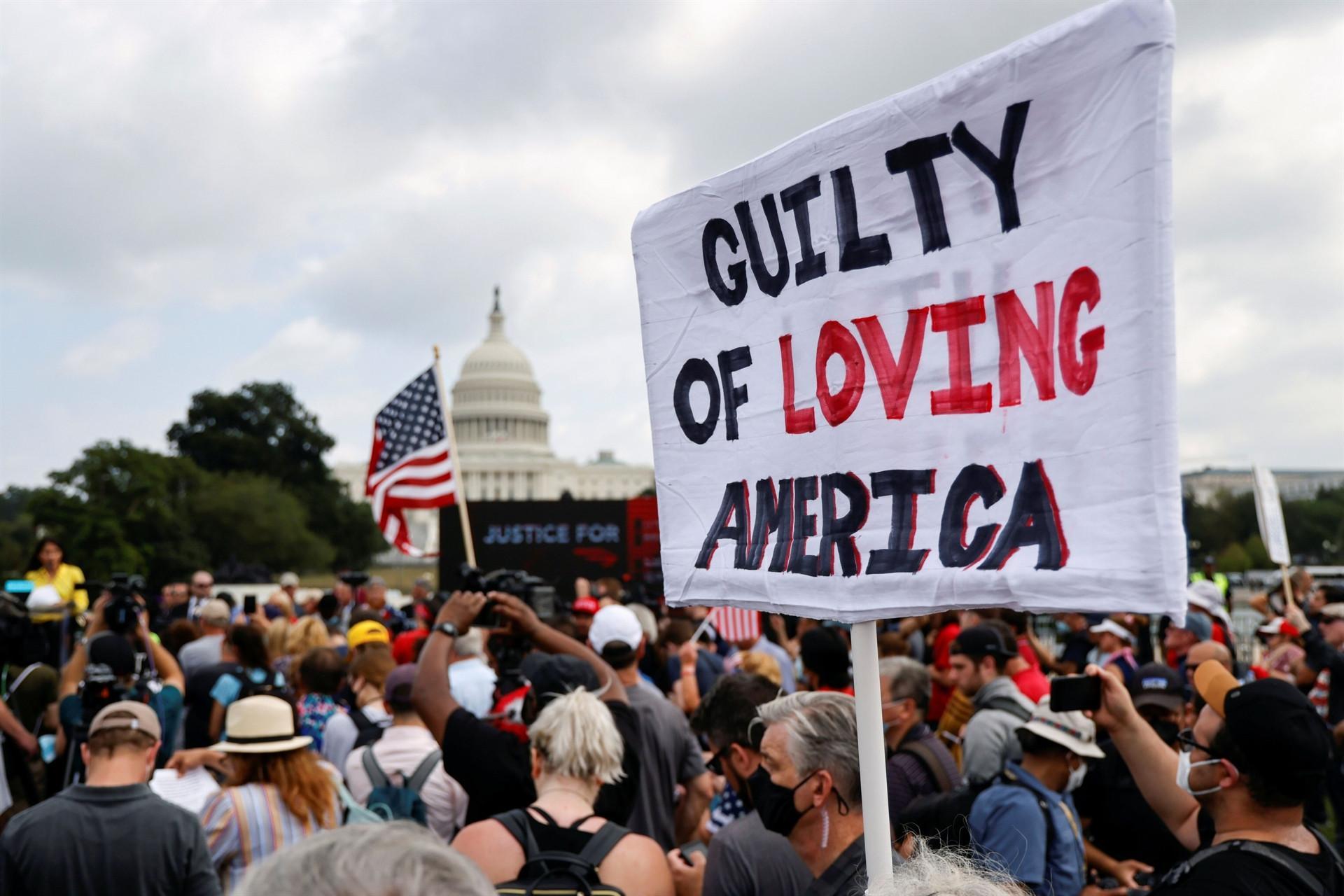 Sparse attendance at rally in support of US Capitol rioters