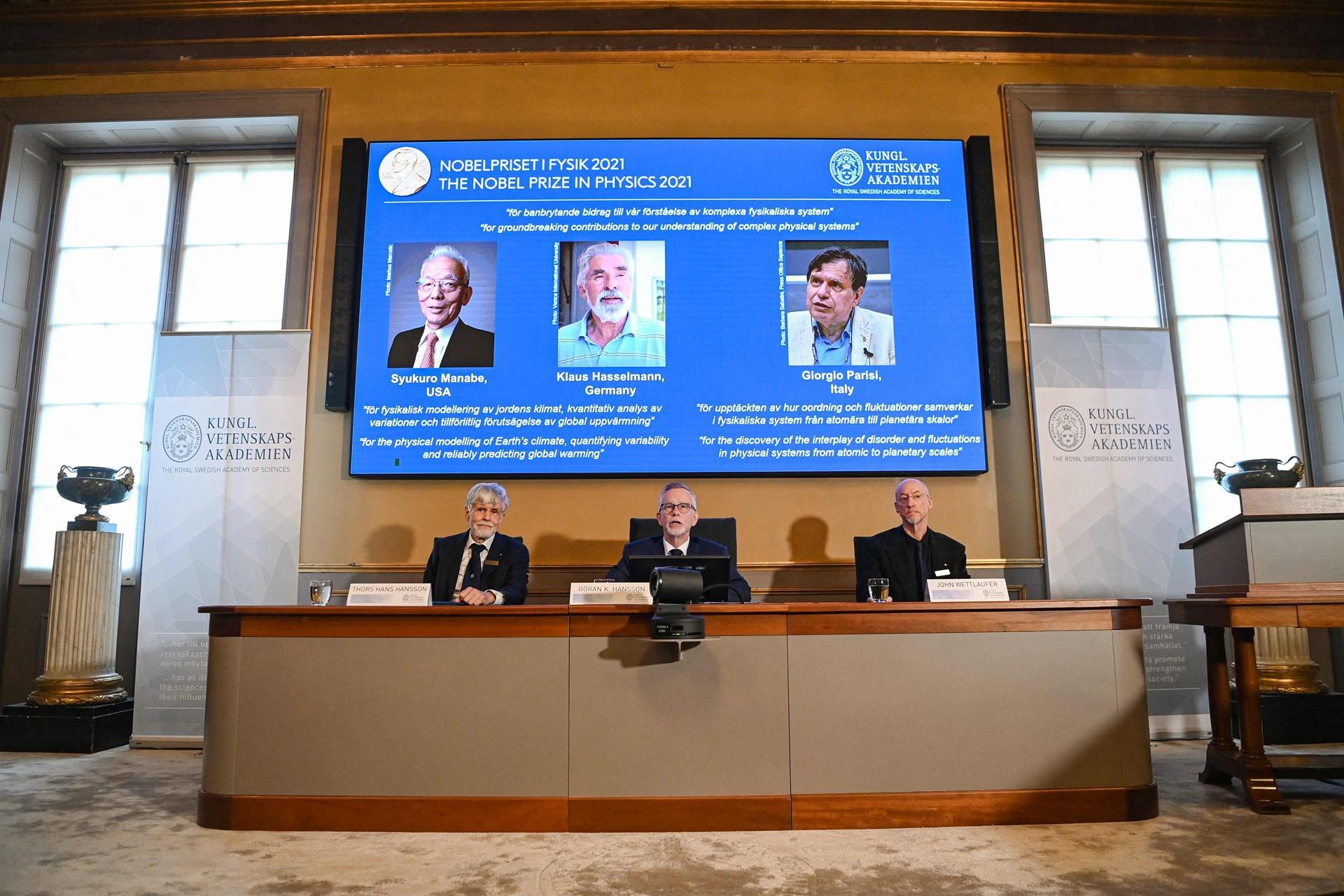 Nobel physics prize goes to 3 for climate discoveries