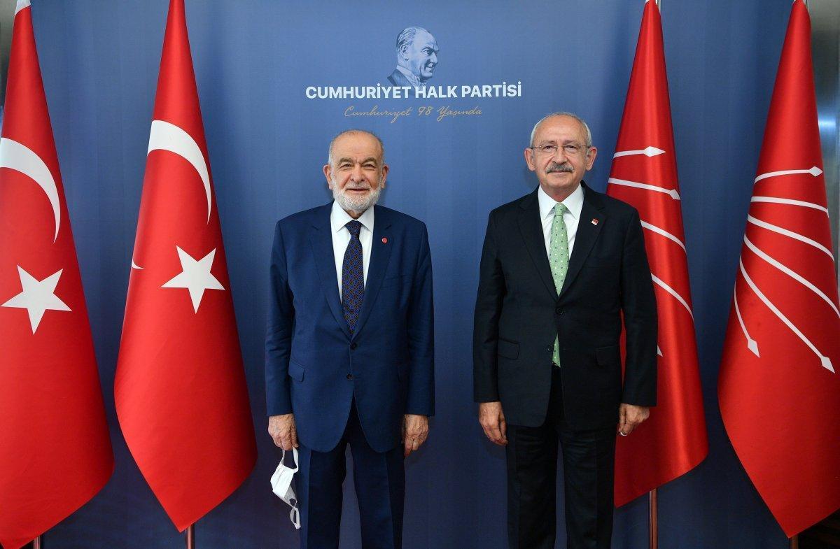 CHP leader meets SP’s Karamollaoğlu