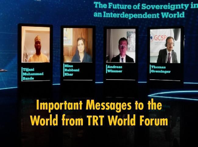 Important Messages to the World from Istanbul