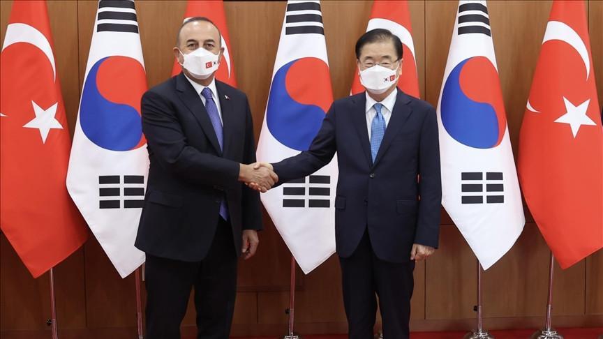 Turkish, South Korean foreign ministers discuss bilateral ties