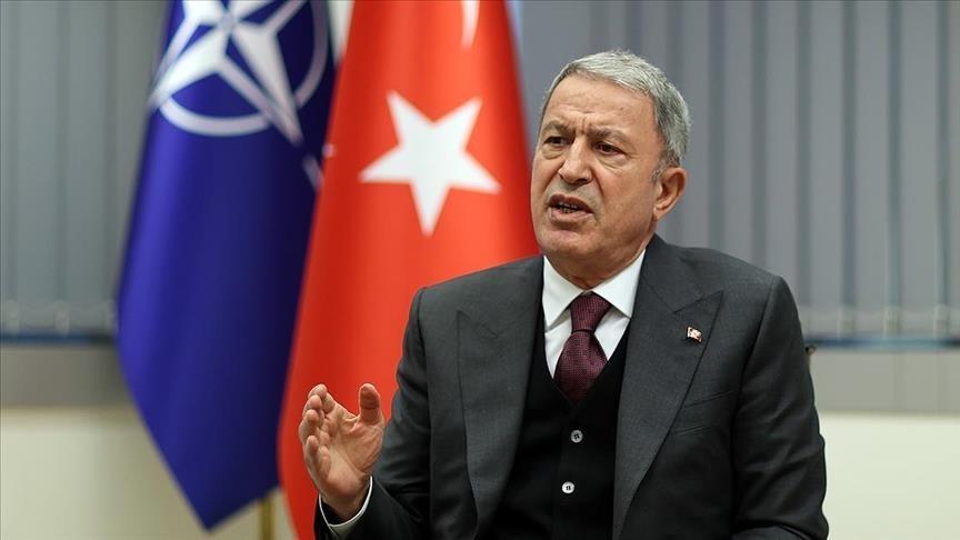 Turkish defense minister says he had positive meeting with Greek counterpart