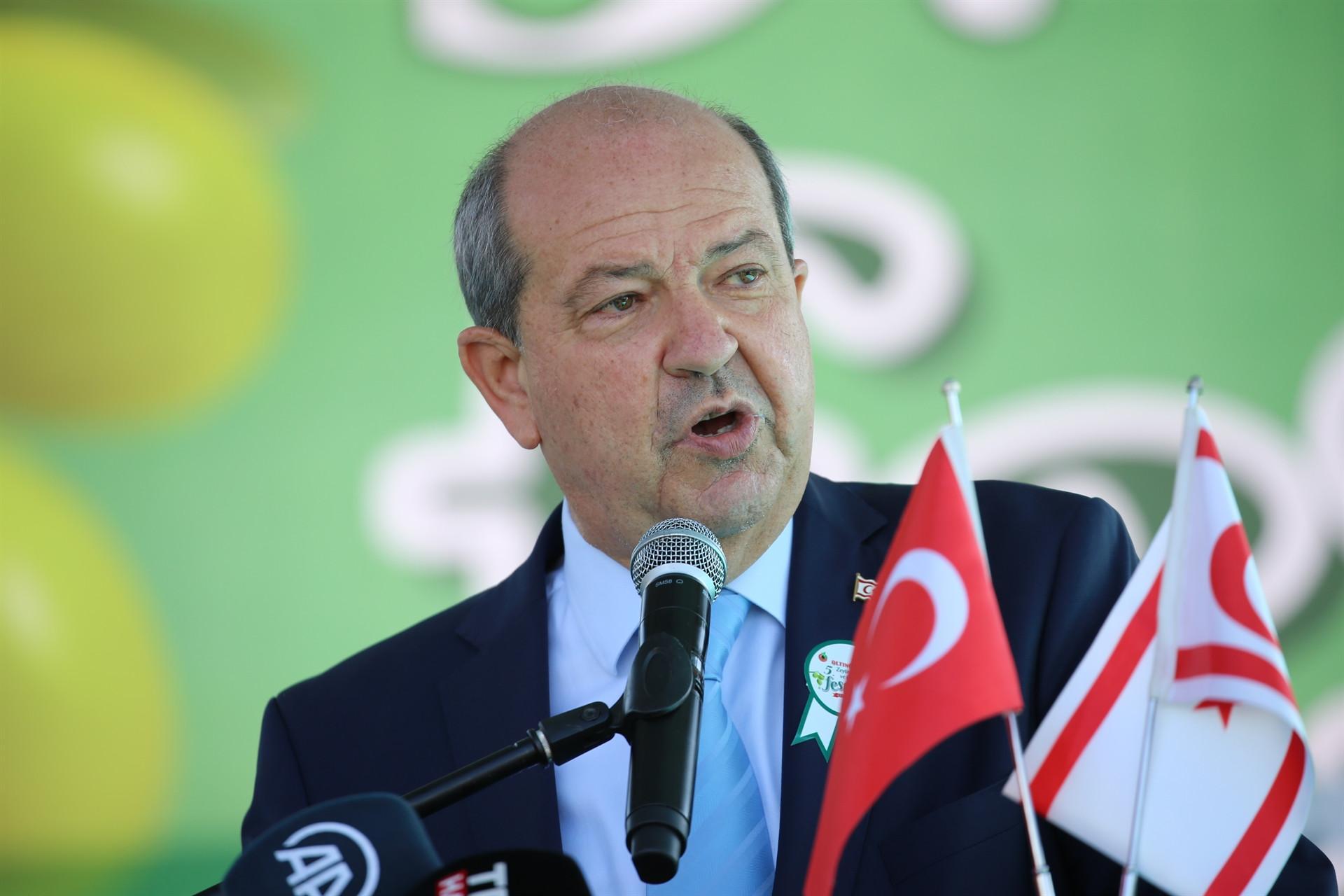 Turkish Cyprus president says cooperation with Turkey long-desired policy