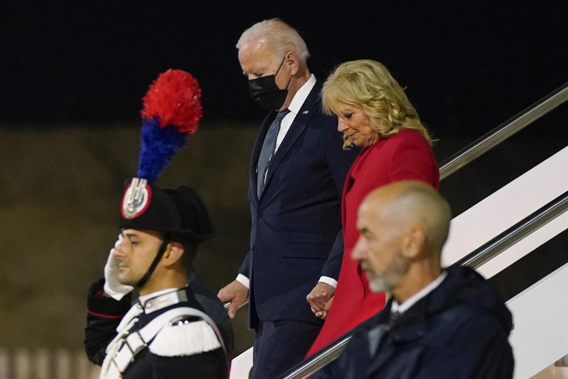 Biden arrives in Rome as domestic agenda still unfulfilled