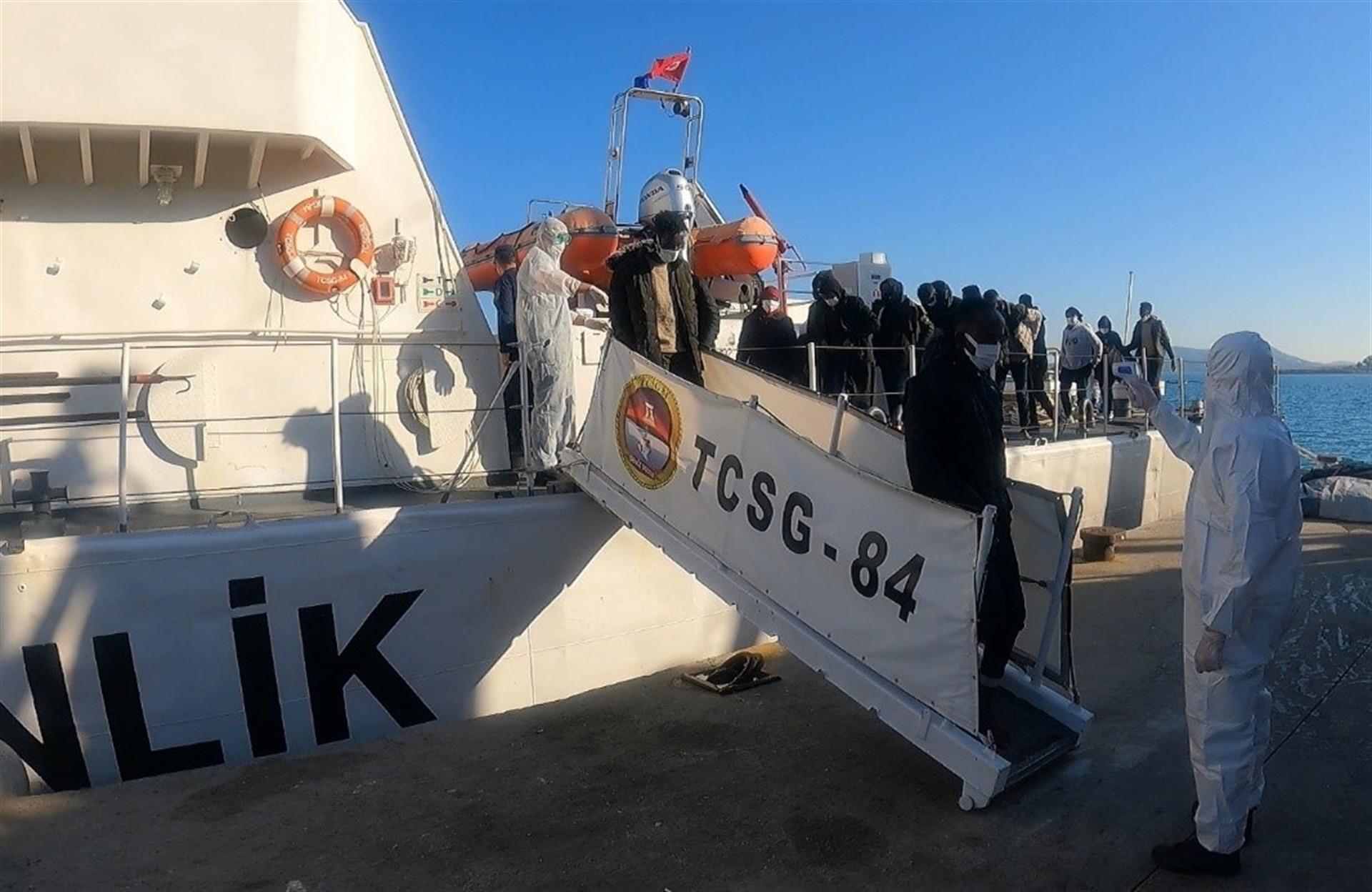 Dozens of irregular migrants rescued off coast of Turkey