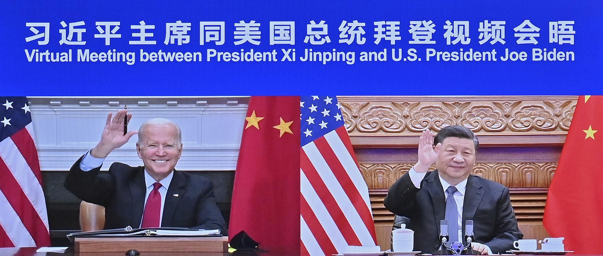 Biden and Xi meet virtually as US-China chasm widens
