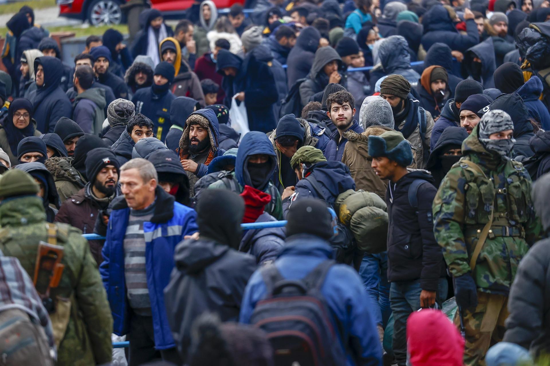 Belarus border camp cleared as Iraqis fly home from migrant stand-off