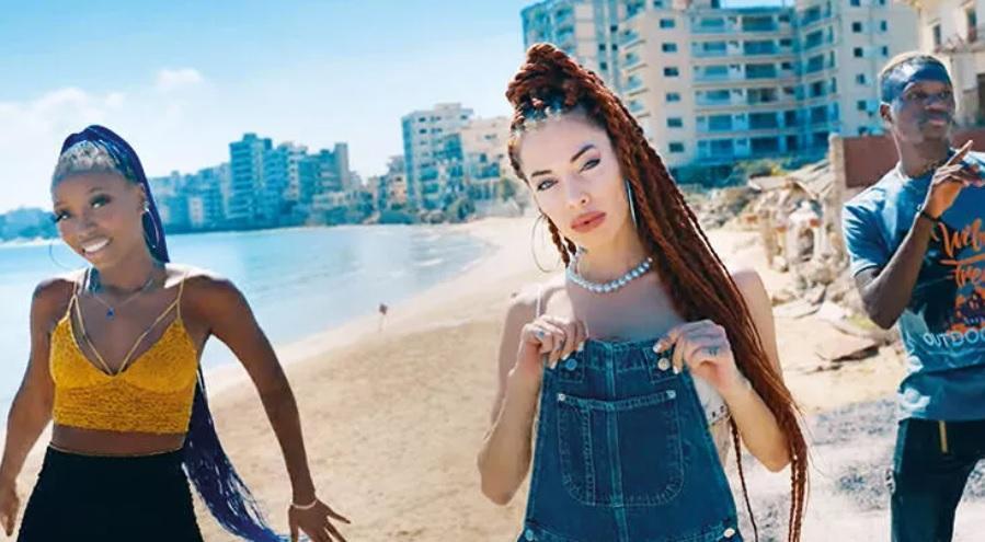 Turkish Cypriot leader backs singer after criticism of video clip in Varosha