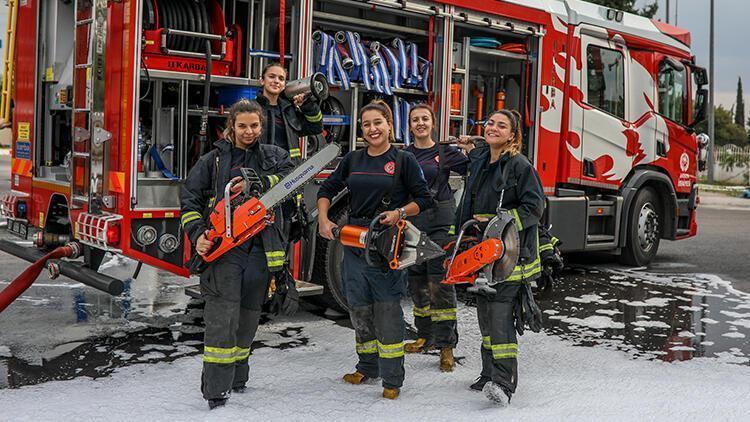 We run toward fire people run away from: Female firefighters