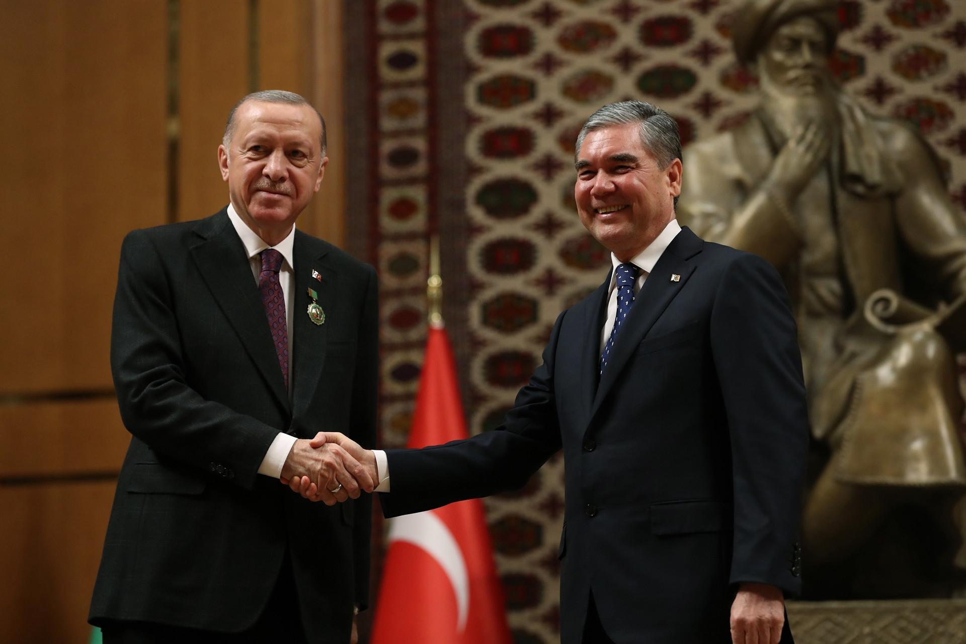 Turkey to increase trade volume with Turkmenistan to $5 bln: Erdoğan