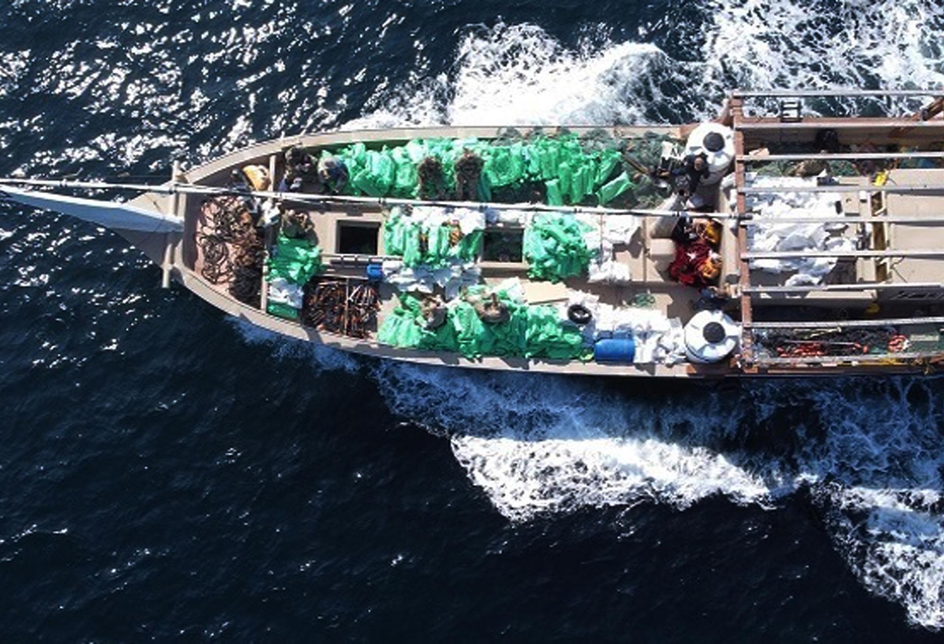 US Navy says it seizes arms from Iran likely bound for Yemen