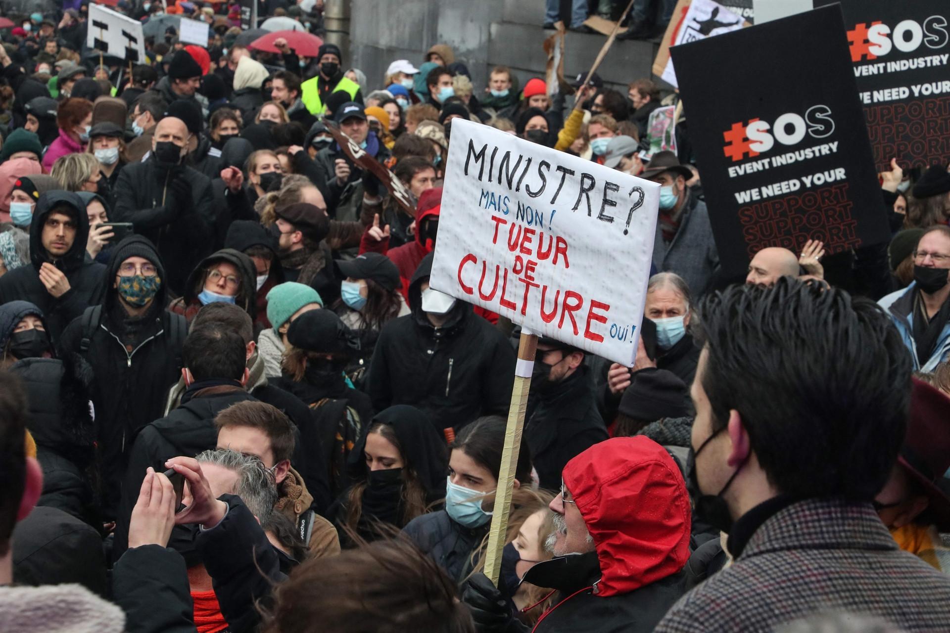 No culture, no future: Belgian artists decry rules
