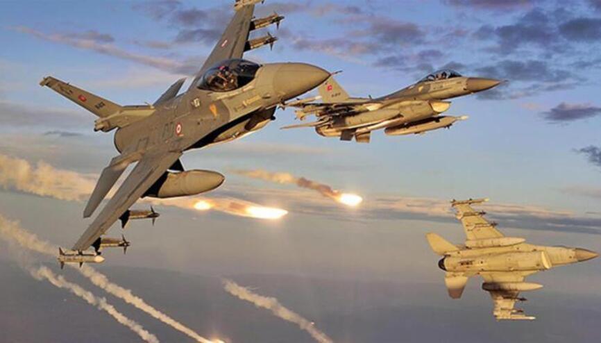 Turkish jets target terrorists in northern Iraq, Syria