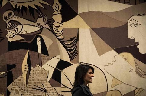 Iconic tapestry of Picasso’s ‘Guernica’ is back at the UN