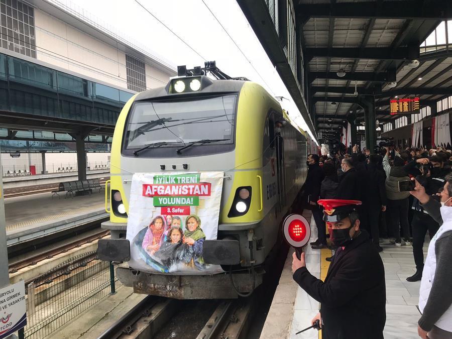 Turkey sends third aid train to Afghanistan